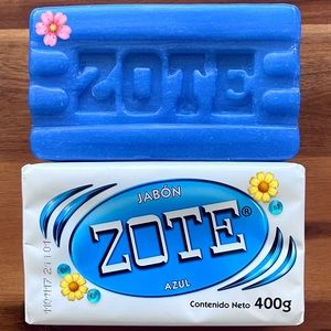 Zote Blue Bar Soap 2 Laundry Bars Jabon Zote Azul Detergente